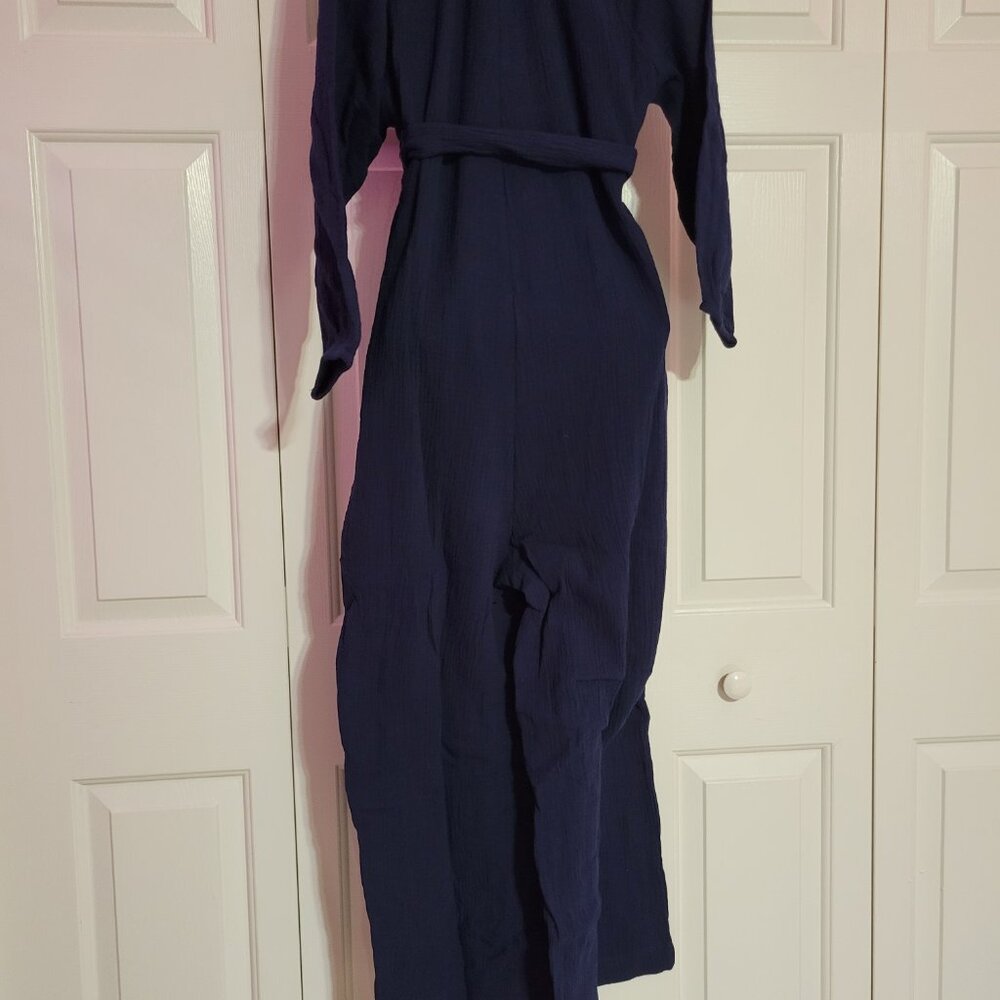 NOM MATERNITY Alma Maternity/Nursing Jumpsuit Navy Size XS NWT $ 128.00 - Picture 4 of 4